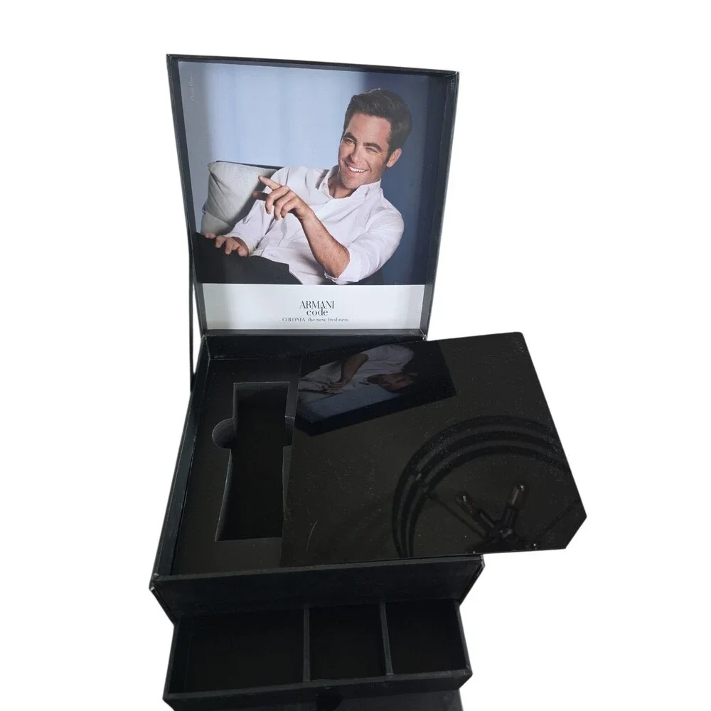Giorgio Armani Code Colonia Black Empty Presentation Box w/ drawers 9